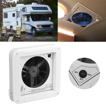 Peahefy Extractor Fan,280x280mm Top‑Mounted Toilet Fan Bothway ...