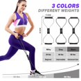 thumbnail image 3 of HPYGN Figure 8 Fitness Resistance Bands with Handles - 8 Shaped Resistance Bands for Arms, Chest Expander, Yoga Gym Fitness Pulling Rope for Exercise Muscle Training Tubing, 3 of 8