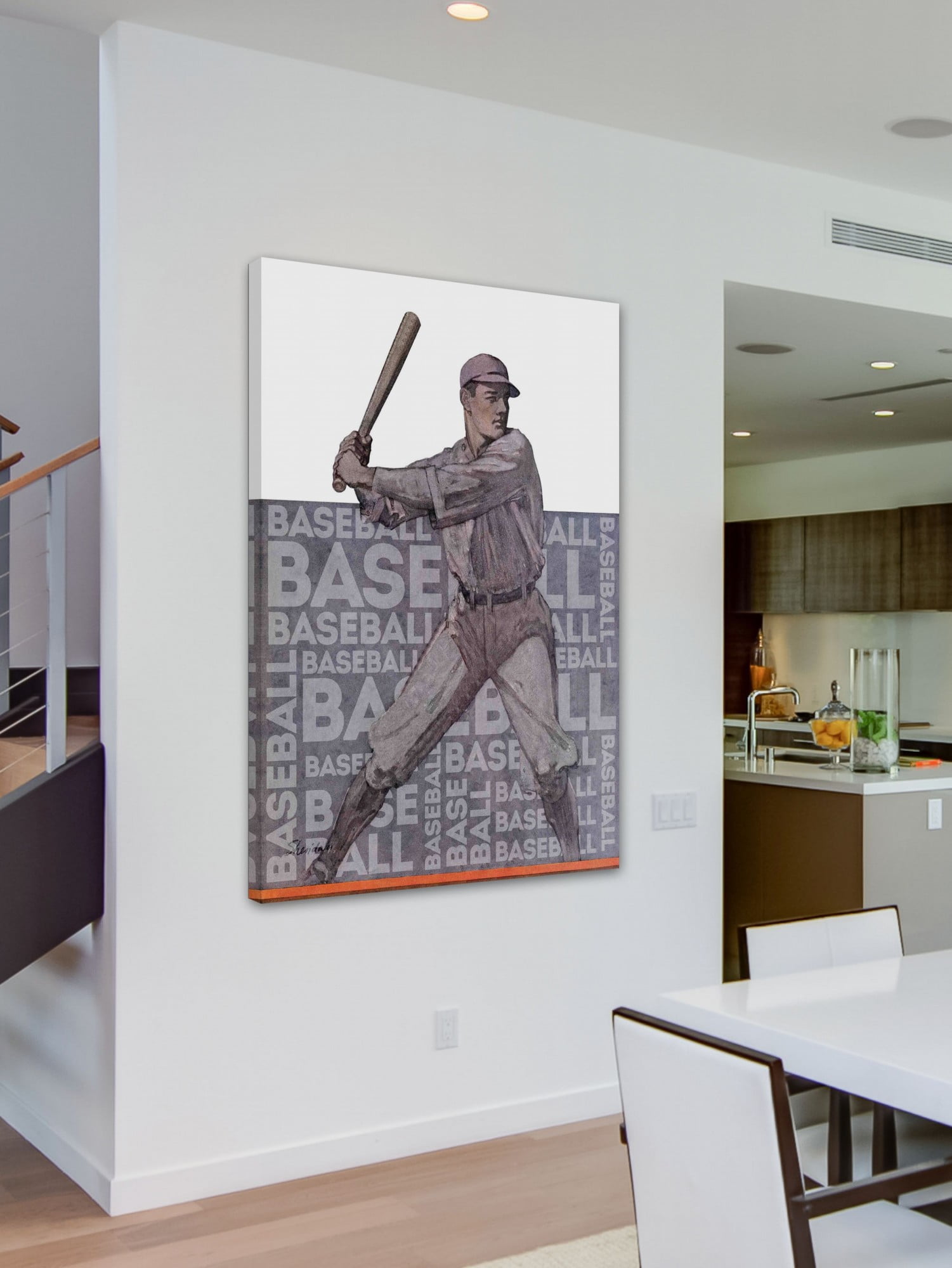 Marmont Hill Shadow Batter-Alternative File Version by John E. Sheridan Painting Print on Canvas