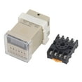 thumbnail image 2 of Relais de Temps, Minuterie Numérique LCD 0.1s à 99h Réglable avec Ouverture, Fermeture et Réinitialisation, pour Réverbère, Lumières Néon LED, Armoire Électrique, 2 of 7
