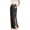 Black, variant on Women’s Fashion Side Velcro Closure Easy Access Post Surgery Recovery Care Long Pants with Polka Dot Print No Pocket Design
