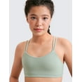 thumbnail image 6 of CRZ YOGA Girls Softness Butterluxe Cross Sports Bra Yoga Athletic Casual Double Spaghetti Strap Kids Teen, 6 of 7
