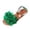 Summer Sandals # Green, variant on Womens Slide Sandals Floral Decor Flat Sandals with Metal Ring Ankle Bracelet Pearl Accents Open Toe Summer Shoes Chic Non-Slip Walking Footwear for Travel
