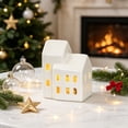 thumbnail image 2 of WYBXZ Lighted Christmas House Decor, Ceramic LED Village Accent for Holiday Tabletop, 2 of 9