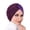 Dark Purple, variant on Elegant Lace Trimmed Hijab Cap Seamless Under Scarf Breathable Headband Hair Cover For Women