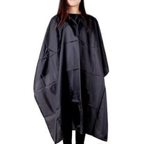 Barber apron, Black Salon Hairdressing Waterproof Haircutting Gown Hairdresser Hair Cutting Barber Hair Tool Cape Cloth