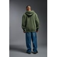 thumbnail image 4 of Expert Brand USA-Made Men's Oversized Heavyweight Cotton Pullover Hoodie, Sage, Medium, 4 of 8