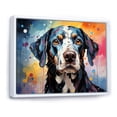 thumbnail image 2 of Designart "Dalmatian'S Polka Dots I" Animals Dog Floater Framed Wall Art Prints, 2 of 5