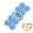Blue, variant on Unscented Long Burning Tealight Candles,Pressed Wax Candle Multicolor for Home Valentines Day Christmas Holiday Decor, Smokeless Tealights for Parties, Weddings,10 Counts