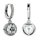 thumbnail image 1 of Pendientes SIGALIT Moissanite Halo Solitaire S925 Plateados, 1 of 8