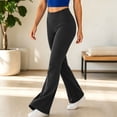 thumbnail image 6 of Aofany Womens Bootcut Yoga Pants with Pockets Flare Workout Legging High Waist Lightweight Bottoms Activewear, 6 of 7