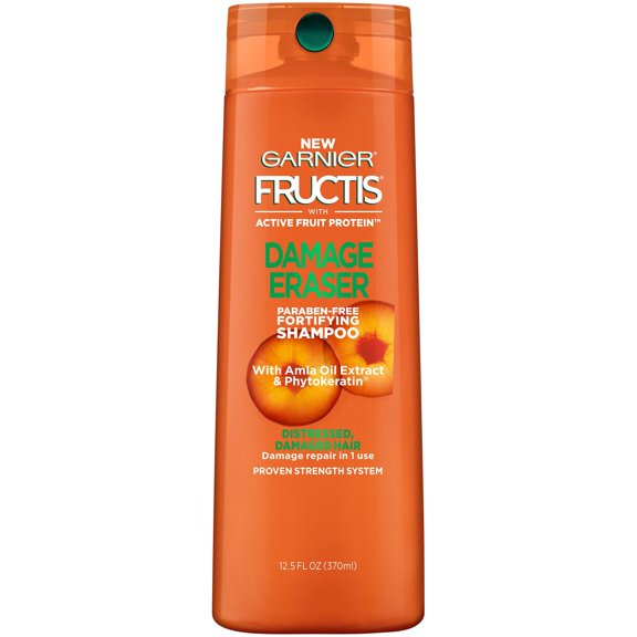Garnier Fructis Damage Eraser Shampoo, Distressed, Damaged Hair, 12.5 oz