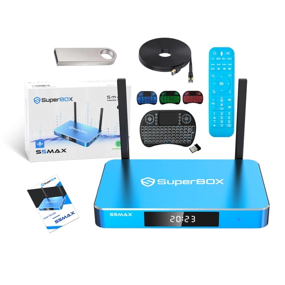 Superbox S5 Max with 12 Accessories Smart Box 4GB RAM 64GB