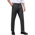 thumbnail image 3 of COOFANDY Men's Classic Fit Dress Pants Flat Front Straight Formal Pants Wrinkle Free Expandable Waist Suit Pants, 3 of 6