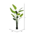 thumbnail image 2 of Vickerman 7' Artificial Potted Travellers Palm Tree., 2 of 12