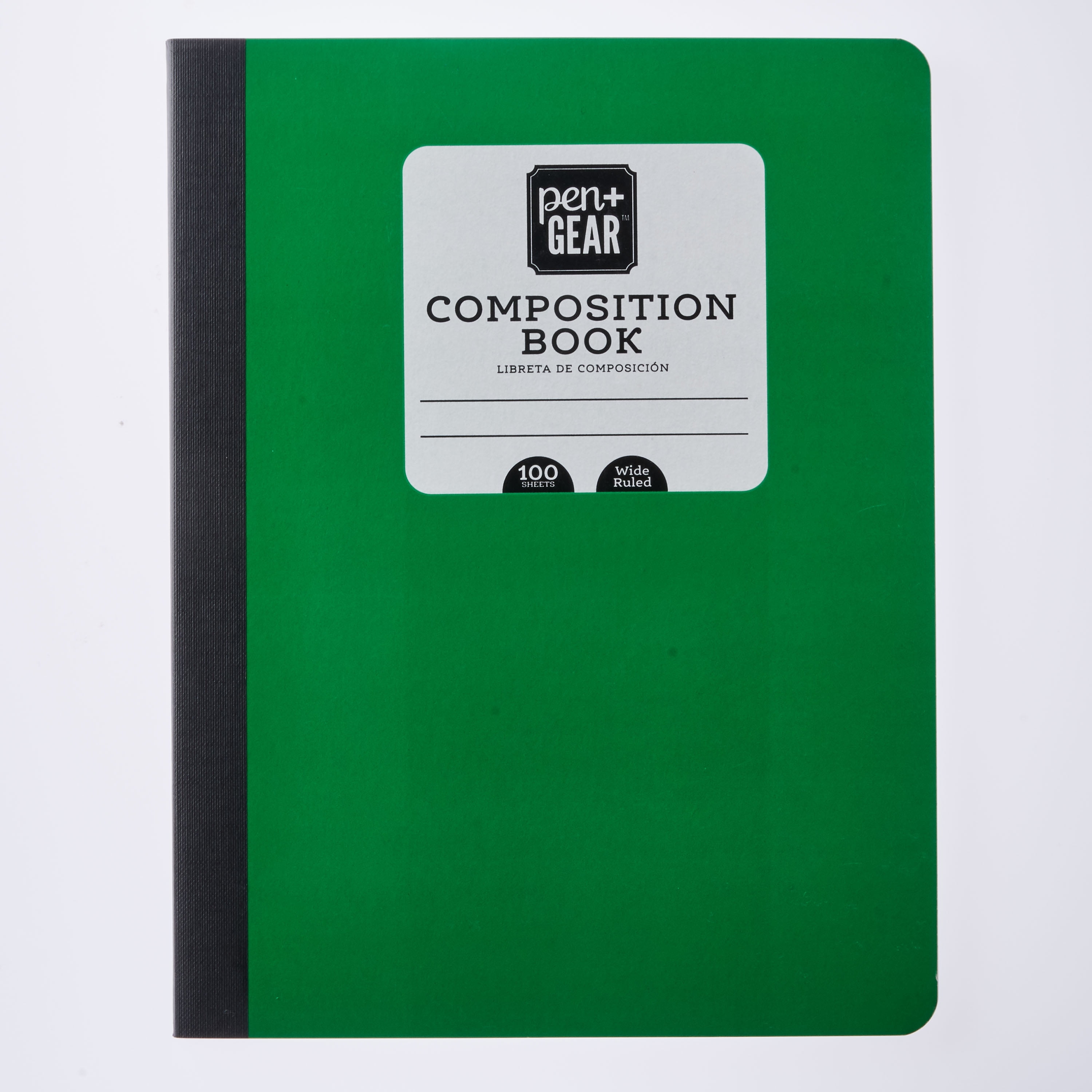 Pen + Gear Composition Book, Wide Ruled, 100 Sheets, Green Walmart
