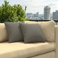 thumbnail image 4 of Sunbrella Throw Pillows Set of 2, UV Fade resistant & Water Repellent Square Throw Pillows (Inserts with Covers) for Indoor & Outdoor Use, 4 of 7