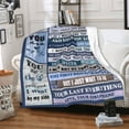 thumbnail image 2 of Gifts for Boyfriend, Boyfriend Blanket from Girlfriend 50''x60'', Boyfriend Birthday Gift Blanket for Boyfriend Gifts Soft Cozy Flannel Throw Blanket for Boyfriend, 2 of 5