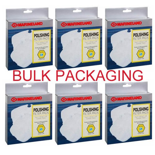 MarineLand Canister Filter C-160 & C-220 Polishing Filter Pads, Rite-Size S Bulk Twelve Pack
