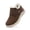 Dark Brown, variant on Extra Wide Winter Diabetic Shoes for Men - Adjustable Hook and Loop Strap with Fleece Lining, Easy on & off