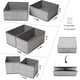 thumbnail image 4 of Criusia Organizador de cajones para ropa interior, 6 juegos de organizador plegable para cajones de ropa interior y divisores de armario, caja de almacenamiento para ropa, calcetines, ropa interior (6, 4 of 5