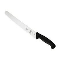 Mercer Culinary Millennia Wide Wavy Edge Bread Knife, 10-Inch, Black