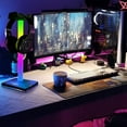 thumbnail image 6 of Lid Spoon Rest Holder Rgb Gaming Headphone Stand Headphone Holder Pc Gaming Accessories Gift For Gamers Desktop Desk Game Earphone Accessories, 6 of 8