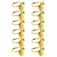 thumbnail image 3 of 12 Piezas de Servilleteros de LimóN, Servilleteros de Verano, Servilletero de Frutas Tropicales, Hebilla Decorativa para Verano, CumpleañOs, Boda, Fiesta, 3 of 5