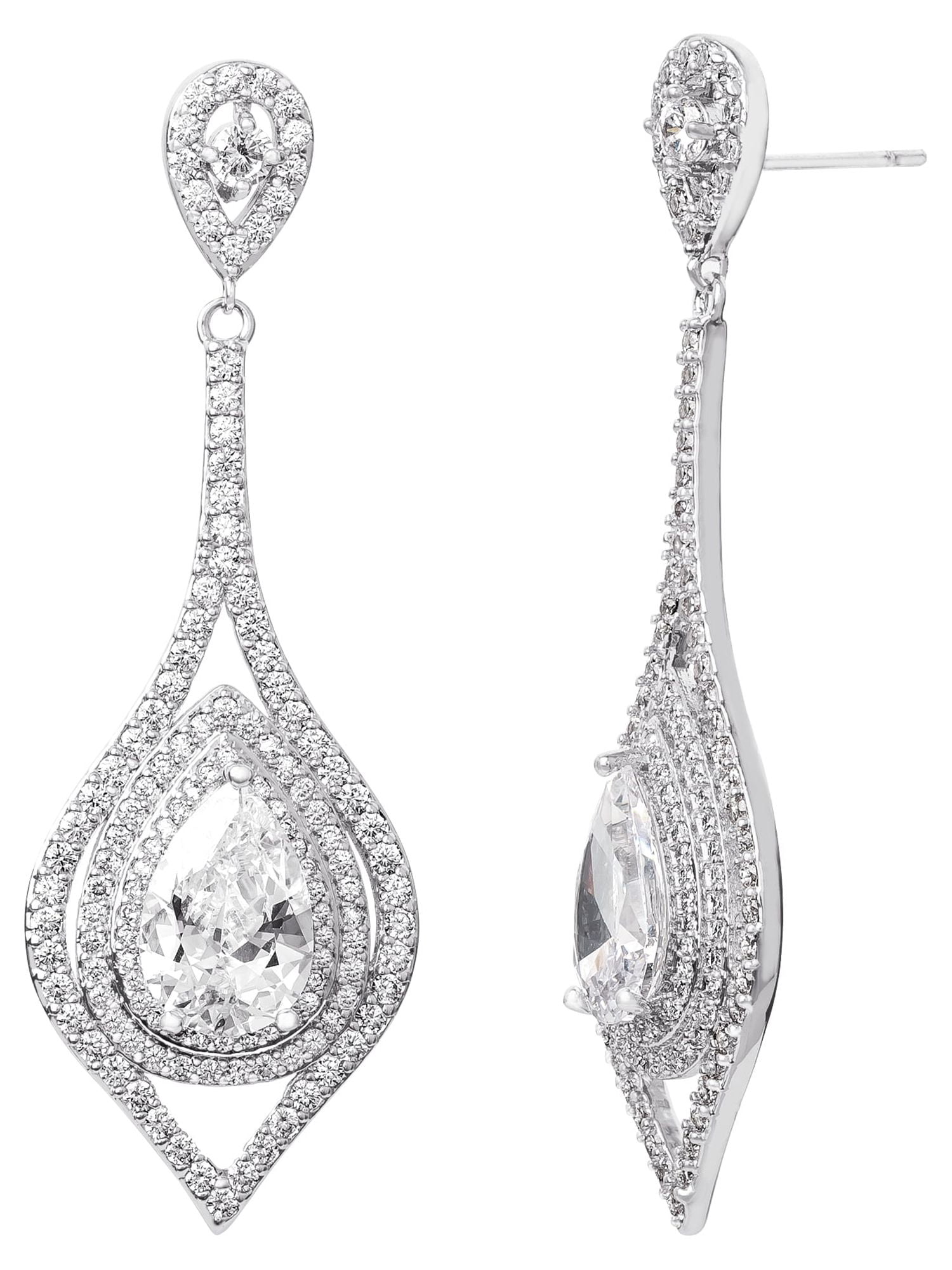 Believe by Brilliance Women's Sterling Silver and Cubic Believe by Brilliance Women's Sterling Silver and Cubic