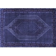 thumbnail image 1 of Ahgly Company Indoor Rectangle Persian Blue Traditional Area Rugs, 8' x 10', 1 of 4