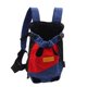 thumbnail image 1 of CHAO Mochila de viaje para mascotas con patas extraíbles, transpirable y cómoda, bolsa de viaje portátil para mascotas, talla M, azul oscuro y rojo, 1 of 5