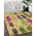 thumbnail image 3 of Ahgly Company Machine Washable Indoor Rectangle Transitional Light Brown Area Rugs, 6' x 9', 3 of 7