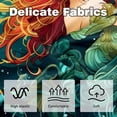 thumbnail image 3 of Mermaid Pillow Covers Sets - Decorative Pillows for Bed and Couch - Unique Patterns - Available in 16x16, 18x18, and 20x20 Inches - Set of 2 for Any Occasion, 3 of 6