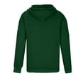 thumbnail image 4 of Evdexr Oversized Hoodie Mens Pullover Zip Up Drawstring Hooded Hiking Sweatshirts Casual Long Sleeve Zipper Pockets Fleece Coat Plain Solid Jacket Army Green XL, 4 of 6