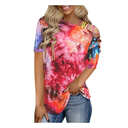 

KI-8jcuD Tops T-Shirt for Women LinenPrint Daily Stylish Fashion Top 3X Tops Women 3 Shirts Mesh Shirt Women All Cotton Women s Patterned Slim Fit Women Pajama Top Animal Printed Silk Tops for Women