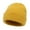 Yellow, variant on Beanie for Men Women Warm Winter Knit Cuffed Beanie Fashion Women Keep Warm Winter Casual Knitted Hat Wool Hemming Hat Ski Hat Gray