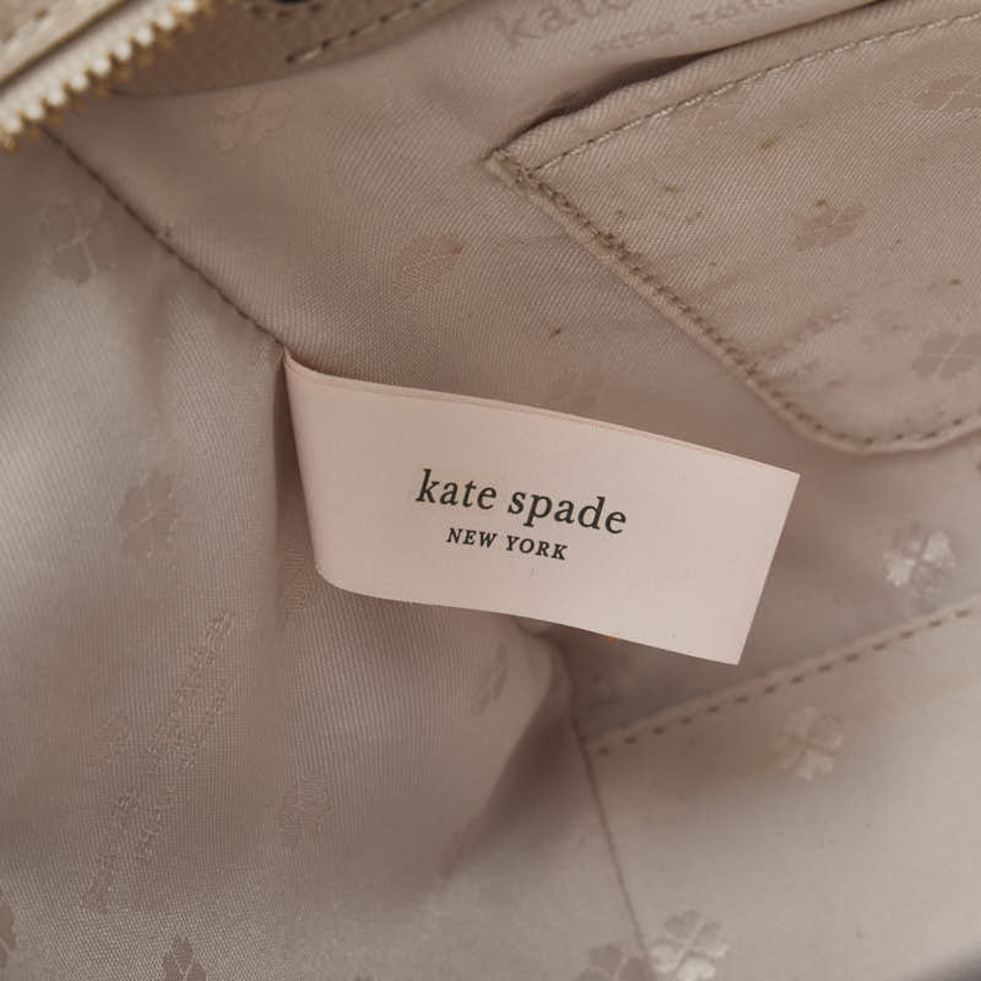 Pre-Owned Kate Spade 2-Way Tote Bag/Shoulder Bag in Pink, White, and Black Leather for Women