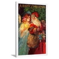 thumbnail image 1 of Happy Christmas, Framed Art Print Wall Art by Vintage Apple Collection Sold by Art.Com, 1 of 1