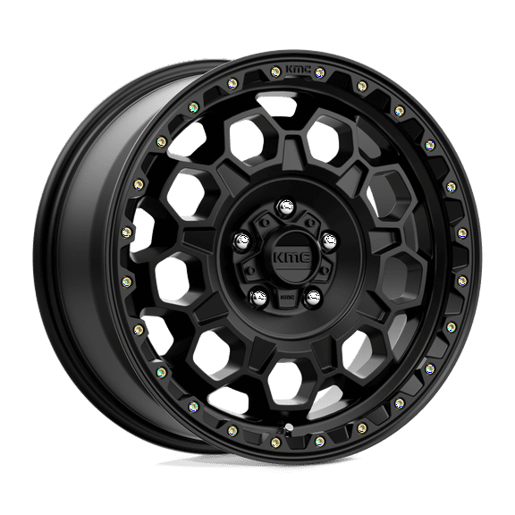 KMC Cast Aluminum Rim KM545 17X8 5X4.25 S-BLK 38MM, KM54578045738
