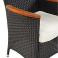 thumbnail image 3 of vidaXL 9 Piece Outdoor Dining Set with Cushions Poly Rattan, 3 of 5