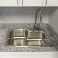 thumbnail image 6 of Handmade Stainless Steel Single Bowl Drop-In Kitchen Sink, Single-Hole, 33 x 22 x 8 in., 6 of 9