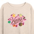 thumbnail image 3 of Wonka - Original Candy Logo - Women's Lightweight French Terry Long Sleeve Shirt, 3 of 5