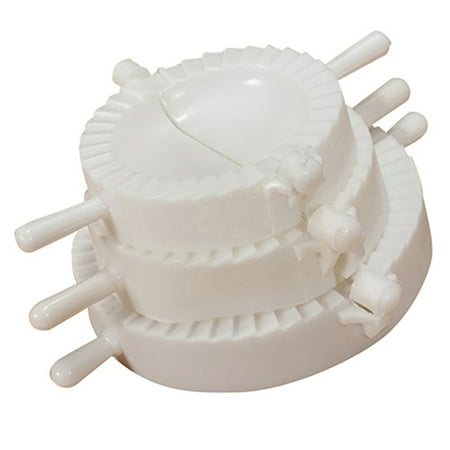 

Bobasndm 3Pcs/Set Dumpling Clamp Labor-saving Wear Resistant 3 Sizes Good Toughness Dumpling Mold for Kitchen