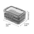 thumbnail image 3 of Ice Cube Tray with Lid and Bin,Ice Cubes Molds,Ice Trays for Freeezer,Ice Freeezer Container,Spill-Resistant Removable Lid for Whiskey,Cocktail Storage Box Food Grade Lunch Box, 3 of 4