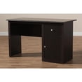 thumbnail image 4 of Baxton Studio Belora Modern and Contemporary Wenge Brown Finished Desk, 4 of 11