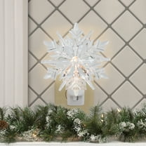 3D Snowflake Night Light - 6" - Clear
