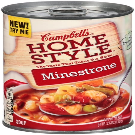 Campbell's Homestyle Minestrone Soup 18.6oz - Walmart.com