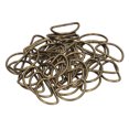 thumbnail image 5 of 100 Uds. Anillos de Metal en D superficies más lisas hebilla de anillos de Metal de aspecto clásico para cinturones DIY cinturones de equipaje bolsos mochilas bronce, 5 of 5