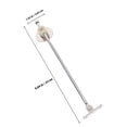 thumbnail image 2 of UPGRATOR 4pcs Kitchen Use Lid Support Stay Hinges for Cabinet Drop Downs Iron Silver, 2 of 8