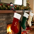 thumbnail image 5 of Ayieyill Christmas Snowman Stocking Holder, Resin Stocking Holders for Mantle Christmas Decorations, 5 of 7